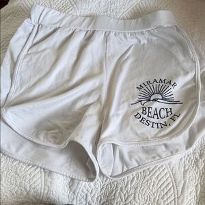 White Beach Shorts